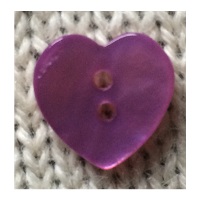 Hjerte 15mm F8 Lys lilla